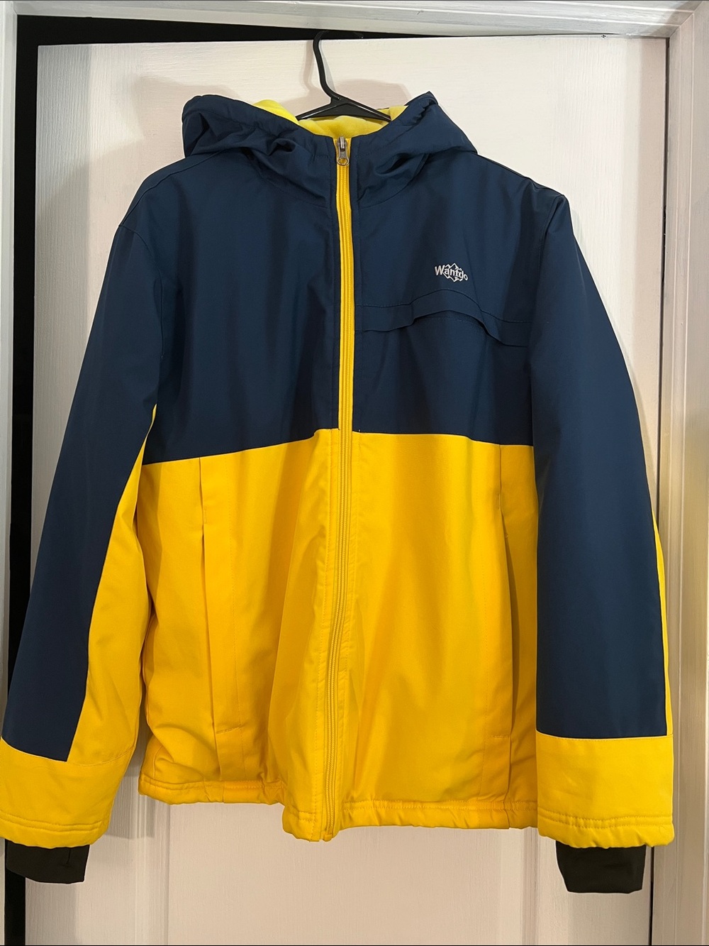 Wantdo Youth Ski Snow Jacket 14/16 Waterproof Fleece Lined Hooded